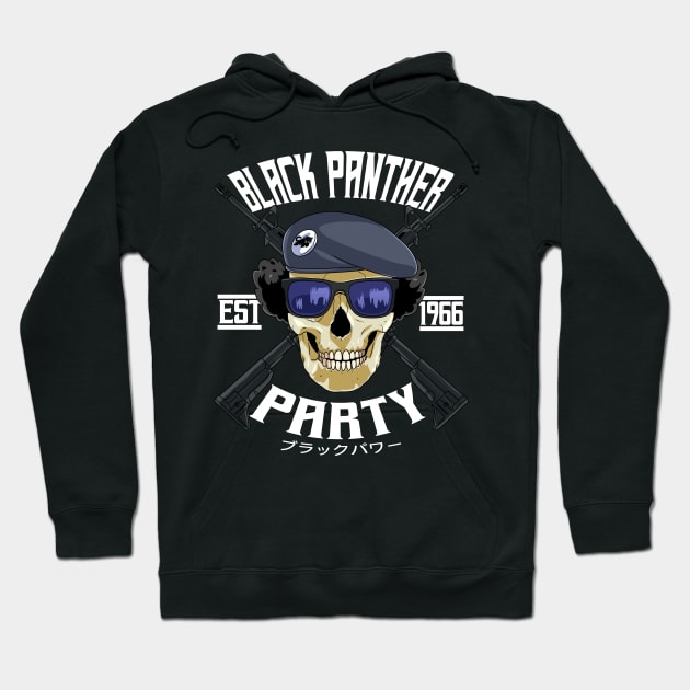 Black Panther Party Logo Hoodie by Noseking